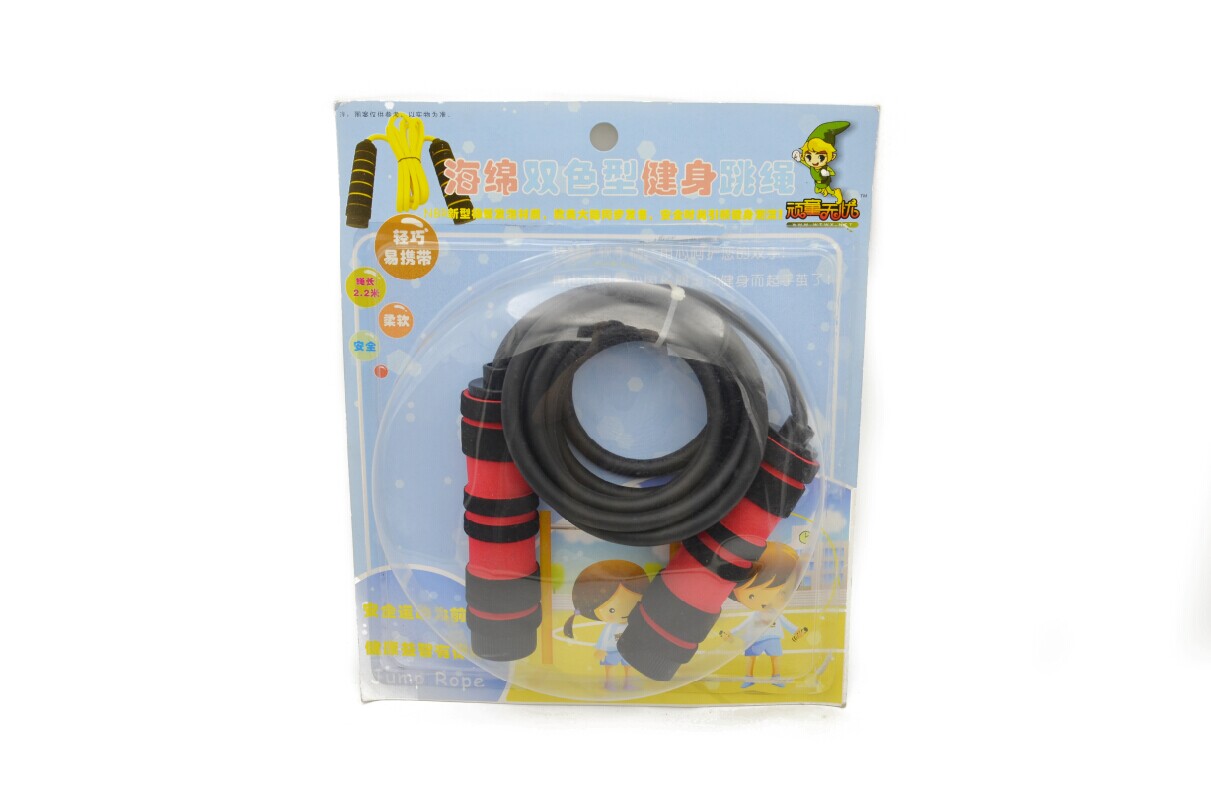 儿童双色海绵跳绳 JR-01